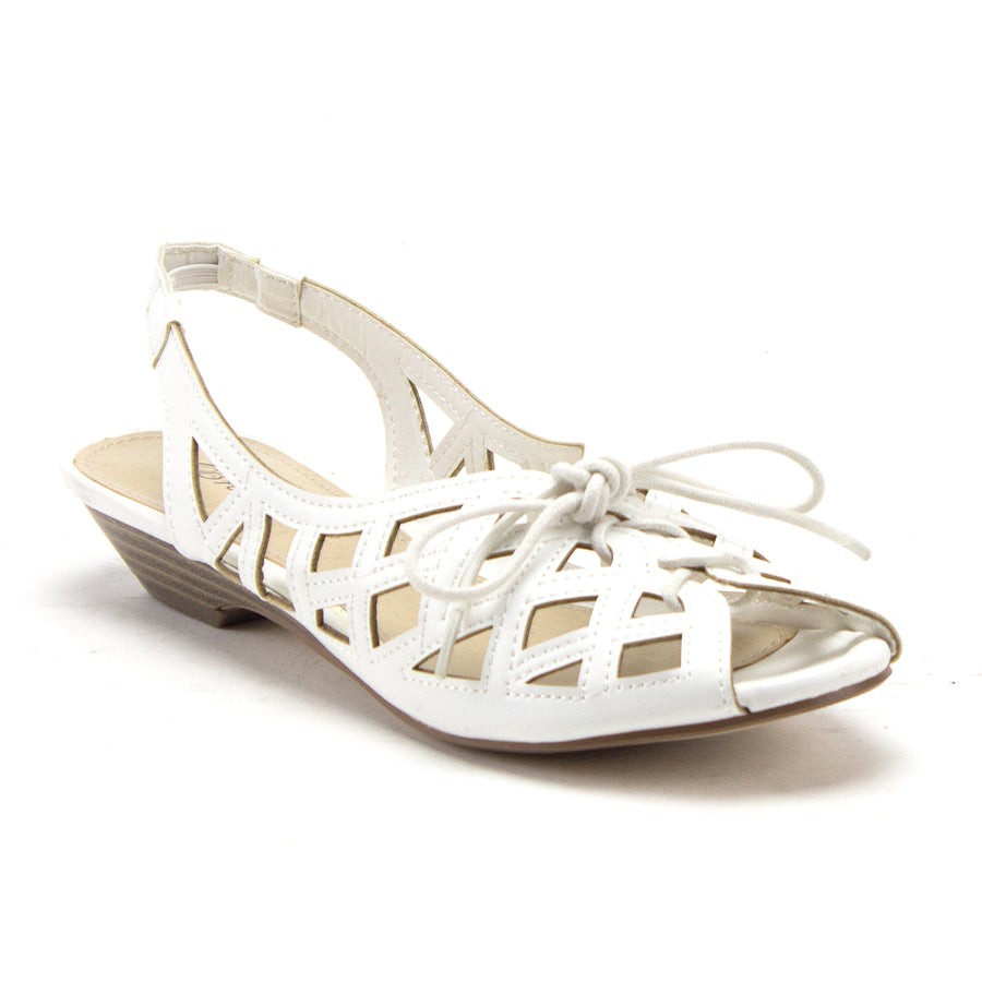 Women's Lace Up Gladiator Caged Wedge Sandals Casper-01 - Jazame, Inc.