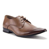 Men's Classic Pointy Toe Derby Lace Up Oxfords Dress Shoes - Jazame, Inc.