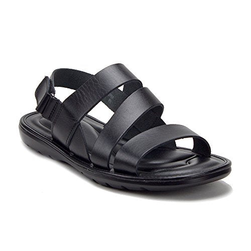 Men's 57621 Comfortable Leather Open Toe Strappy Gladiator Sling Back Sandals - Jazame, Inc.