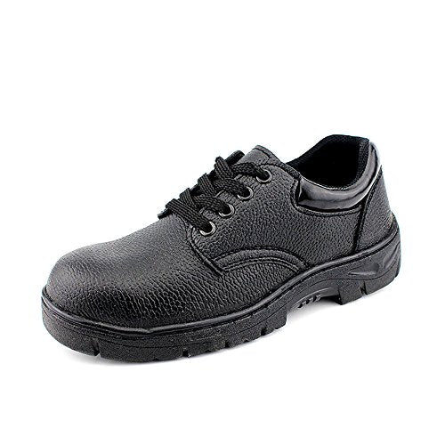 Men's Safe Restaurant Anti-Skid Oil-Proof Heavy Duty Steel Toe Work Shoes