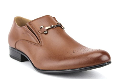 Men's 19592 Casual Dress Leather Lining Slip On Loafers Shoes