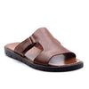 Men's 69213 Leather Slip On Peasant Toe Loop Roman Flip Flop Dress Sandals