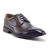 Men's 97713 Distressed Perforated Brogue Lace up Dress Shoes