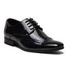 New Men's M1761 Patent Leather Lace Up Wing Tip Formal Dress Shoes