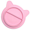 Non-Slip Baby Placemat Silicone Child Feeding Pig Shape Plate for Children, Kids, Toddlers Great For Baby Shower Gift New Mom Gift