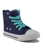 Little Kids Girl's Boy's Poppy-01 Canvas Hi Top Zipped Sneakers Boots Shoes