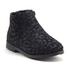 Little Toddler Girls' Ankle High Leopard Print Booties Zipped Fashion Dress Boots - Jazame, Inc.