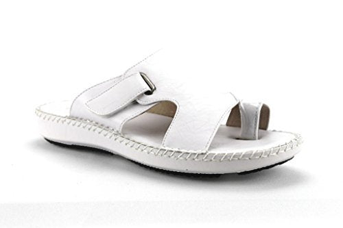 Men's 71205 Leather Linning Peasant Toe Slip On Sandals - Jazame, Inc.