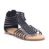 Toddler Girls' Gladiator Sandals with Back Zipper Open Toe Shoes - Jazame, Inc.