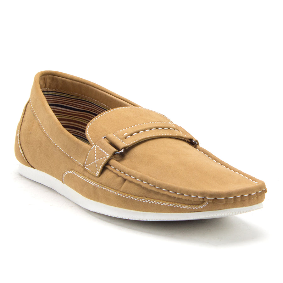 Men's 41296 Carlos Slip On Driver Loafers Driving Moccasin Flats Shoes - Jazame, Inc.