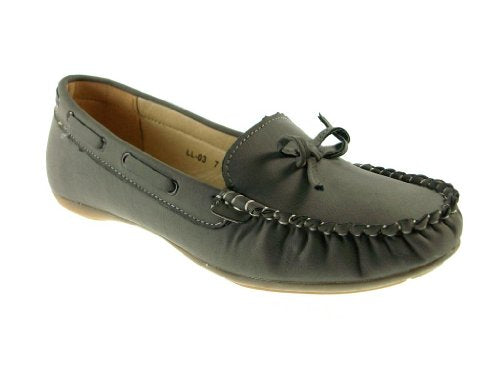 Women's LL03 Moccasin Slip On Comfot Flat Shoes - Jazame, Inc.