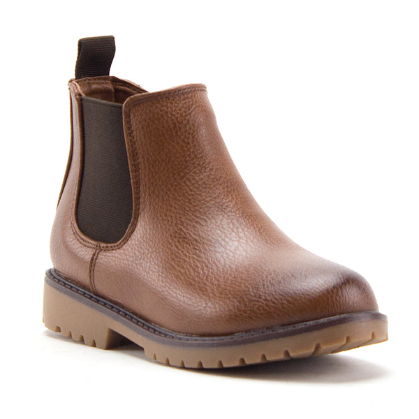 Jazamé Little Boys K-2911 Blake Round Toe Ankle High Zip Chelsea Dress Boots - Jazame, Inc.