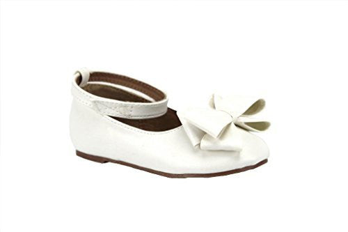 Girls 101-I Infants Round Toe Mary Jane Ankle Strap Ballerina Flats - Jazame, Inc.