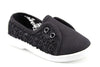 Girls Cutie-30I Slip On Lace Canvas Sneakers Shoes - Jazame, Inc.