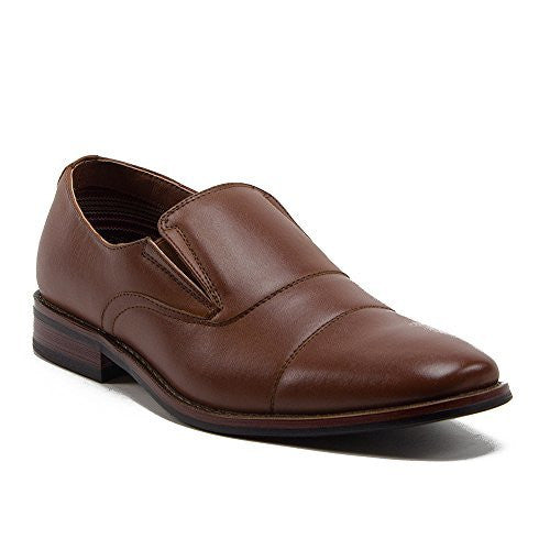 Ferro Aldo Men's 19532 Stitched Cap Toe Slip On Casual Dress Loafers Shoes - Jazame, Inc.