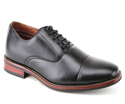 Ferro Aldo Men's 19516L Cap Toe Classic Balmoral Lace Up Oxford Dress Shoes - Jazame, Inc.