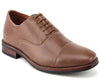 Ferro Aldo Men's 19516L Cap Toe Classic Balmoral Lace Up Oxford Dress Shoes - Jazame, Inc.