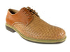 Men's Edwin-39 Woven Lace Up Oxford Dress Shoes - Jazame, Inc.