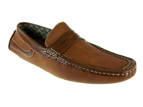 Men's L-333 Casual Moccasin Slip On Penny Loafer Shoes - Jazame, Inc.