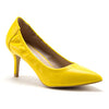 Women's Cherry-11 Classic Slip On Pointy Toe Exotic Bright Heels Pumps Dress Shoes - Jazame, Inc.