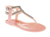 Women's Joanie-02 Jelly Rhinestone T-Strap Sandals - Jazame, Inc.