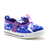 Girls Cay-02I Toddlers Classic Space Galaxy Flats Slip On Canvas Sneakers Shoes - Jazame, Inc.