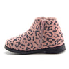 Little Toddler Girls' Ankle High Leopard Print Booties Zipped Fashion Dress Boots - Jazame, Inc.