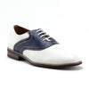 Men's Parker Classic Two Tone Round Toe Saddle Oxfords Dress Shoes - Jazame, Inc.