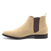 Men's B-2963 Chuck Nubuck Suede Pull-On Round Toe Chelsea Boots - Jazame, Inc.