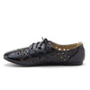 Women's Stacy-25 Lace Up Perforated Oxfords Laser Cut Designer Dress Shoes - Jazame, Inc.