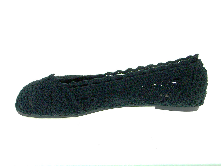 Girls 816 Crochet Slip On Flat Shoes - Jazame, Inc.