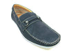 Mens Polar Fox Boat Suedette Moccasin Casual Loafers Shoes 30218 Blue-379 - Jazame, Inc.
