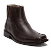 Men's 38912 Leather Lined Ankle High Moto Zipped Chelsea Dress Boots - Jazame, Inc.