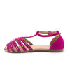 Girls Carmen-12K Gladiator Flats Embellished T-Strap Closed Toe Sandals - Jazame, Inc.