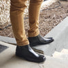 Men's 38912 Leather Lined Ankle High Moto Zipped Chelsea Dress Boots - Jazame, Inc.