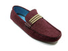 Mens Bravo Moccasin Driver Slip On Casual Loafers MOC-1 Red - Jazame, Inc.