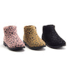 Little Toddler Girls' Ankle High Leopard Print Booties Zipped Fashion Dress Boots - Jazame, Inc.