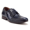 Men's Classic Wing Tip Snake Print Lace Up Oxfords Dress Shoes - Jazame, Inc.