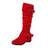 Women's Dhaka Buckle Design Ridding Boots - Jazame, Inc.