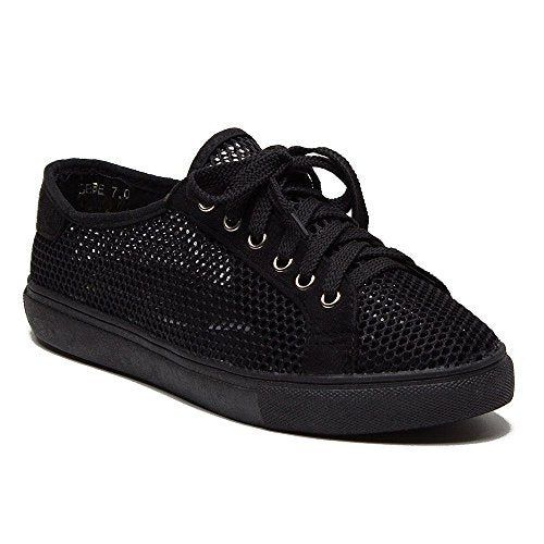 Women's Bebe Low Rise Lace Up Mesh Net Tennis Sneakers - Jazame, Inc.